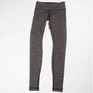 Lululemon Leggings Yoga Pants Full Length Herringbone Athletic Size 4